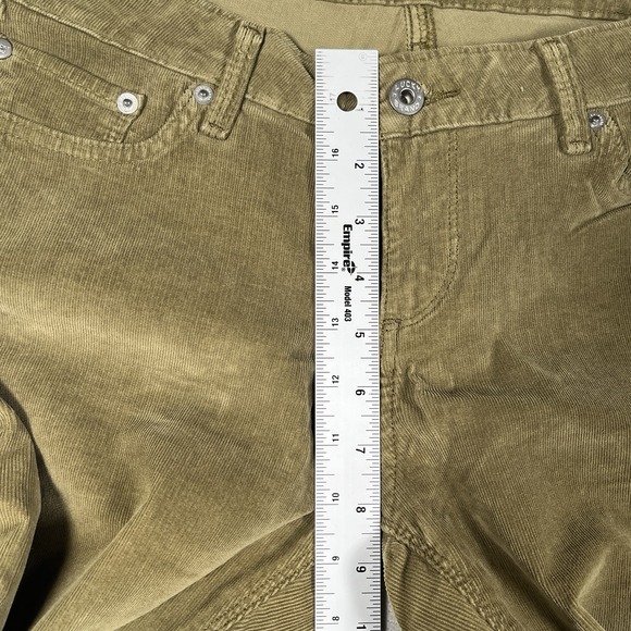 Lucky Brand Lolita Skinny Micro Corduroy Jeans Women's Size 6/28 Olive Green NWT - Picture 10 of 10